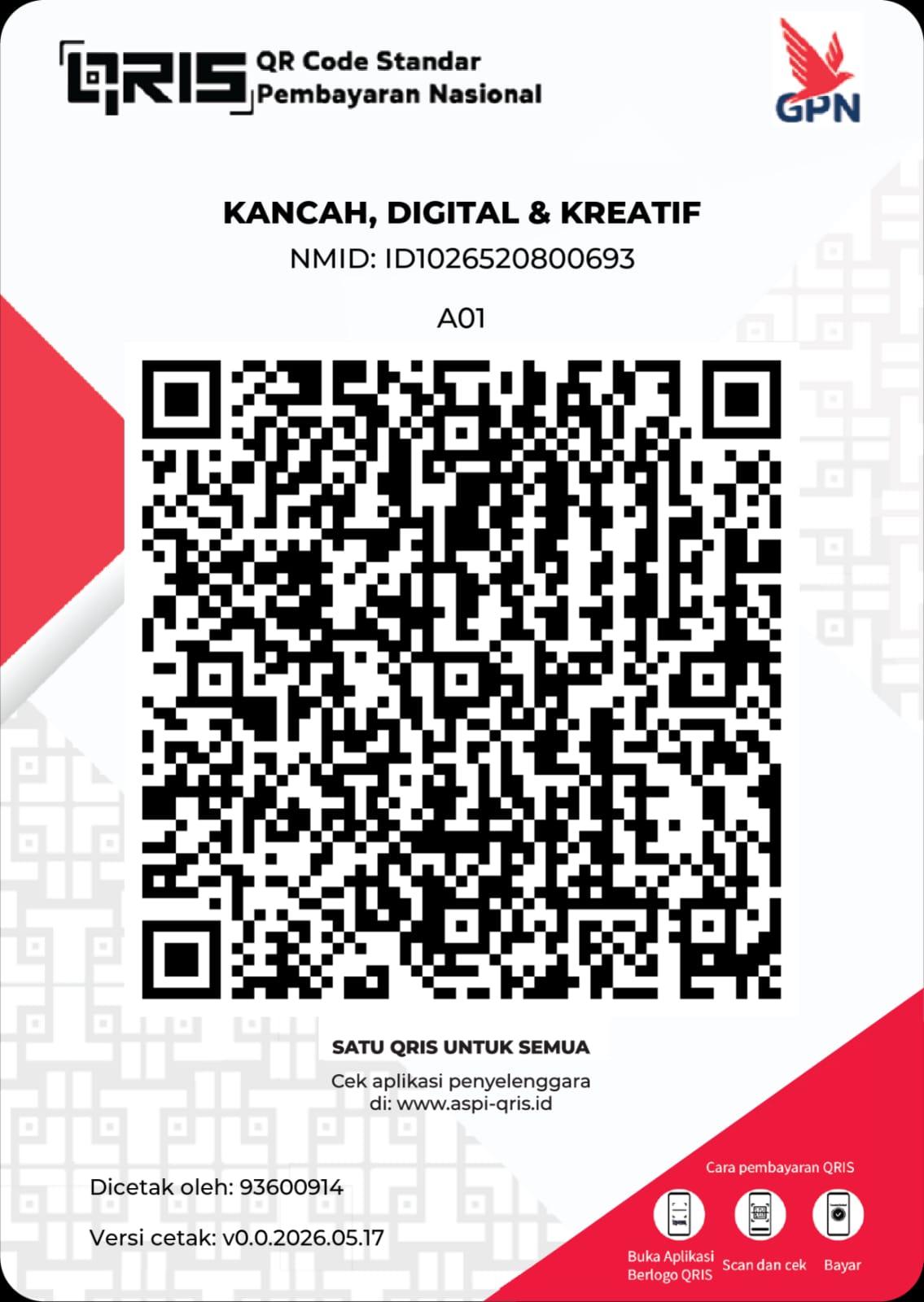 QRIS Kancah